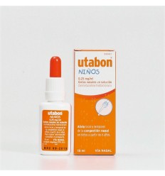 UTABON NIÑOS 0,25 mg/ml GOTAS NASALES EN SOLUCION 1 FRASCO 15 ml