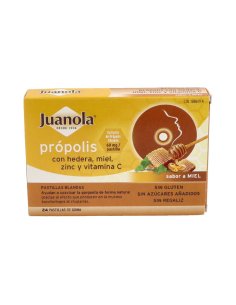 JUANOLA PROPOLIS MIEL HIEDRA ZINC Y VITAMINA C 24...