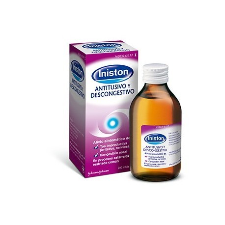 INISTON TOS Y CONGESTION JARABE 1 FRASCO 200 ml - Farmacia del Pilar