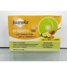 Juanola Propolis miel y limon 24 pastillas blandas — Farmacia y Ortopedia  Peraire