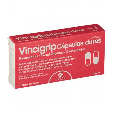 VINCIGRIP 12 CAPSULAS