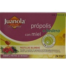 JUANOLA PROPOLIS HIEDRA PASTILLAS FRUTAS BOSQUE 24 PASTILLAS