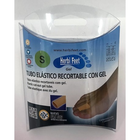 TUBO ELASTICO RECORTABLE HERBI FEET CON GEL T- S REF 6011.5