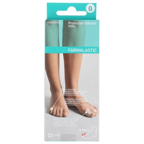 PROTECTOR TUBULAR FARMALASTIC FEET TALLA PEQUEÑA 1 UNIDAD