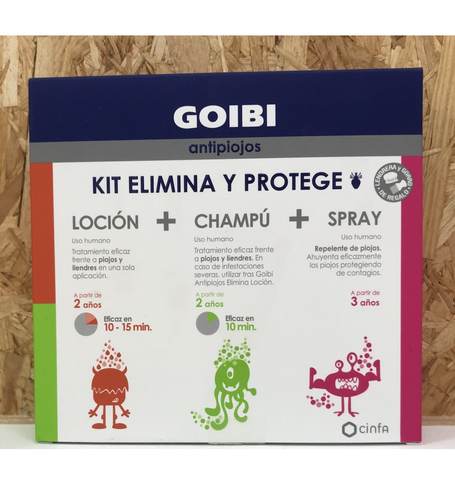 GOIBI antipiojos protege spray a partir de los 3 años.