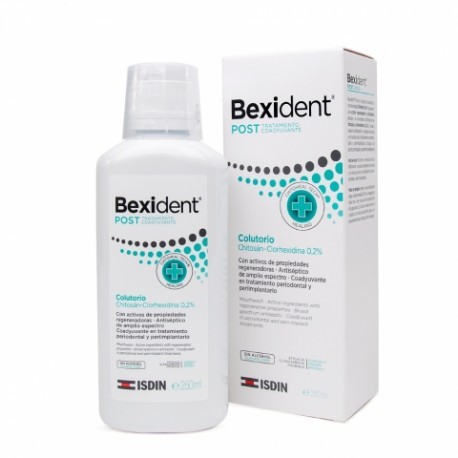 BEXIDENT POST TRATAMIENTO COADYUVANTE COLUTORIO 1 ENVASE 250 ml