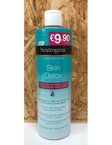 NEUTROGENA DETOX AGUA MICELAR TRIPLE ACCION 1...