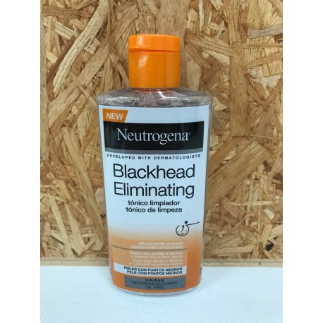 NEUTROGENA BLACKHEAD ELIMINATING TONICO LIMPIADOR CON ACIDO SALICILICO PURIFICANTE 1 ENVASE 200 ml