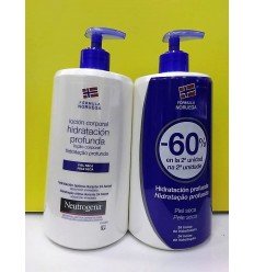NEUTROGENA FORMULA NORUEGA LOCION CORPORAL HIDRATACION PROFUNDA PIEL SECA 2 ENVASES 750 ml DUPLO