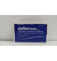 DAFLON 500 MG 60 COMPRIMIDOS RECUBIERTOS
