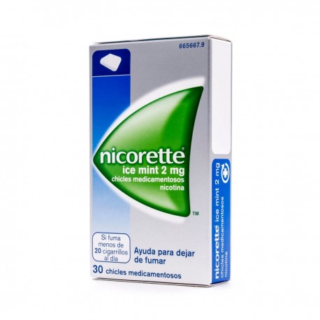 NICORETTE ICE MINT 2 MG 30 CHICLES MEDICAMENTOSOS