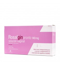 ROSALGIN PRONTO 140 mg SOLUCION VAGINAL 5 ENVASES UNIDOSIS 140 ml
