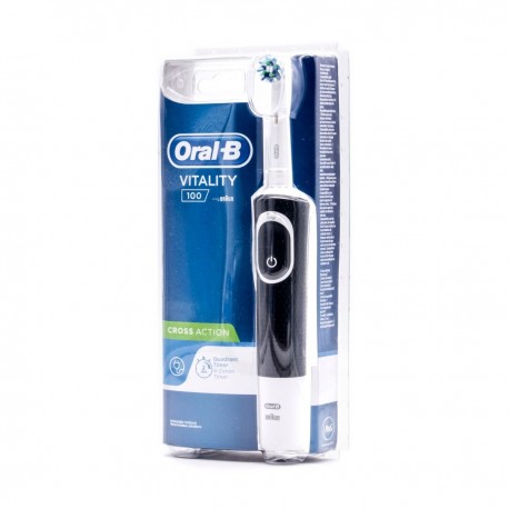 CEPILLO DENTAL ELECTRICO RECARGABLE ORAL-B VITAL NEGRO