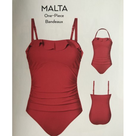 BAÑADOR MALTA ROJO