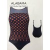 BAÑADOR ALABAMA NECKLINE LUNARES AZUL
