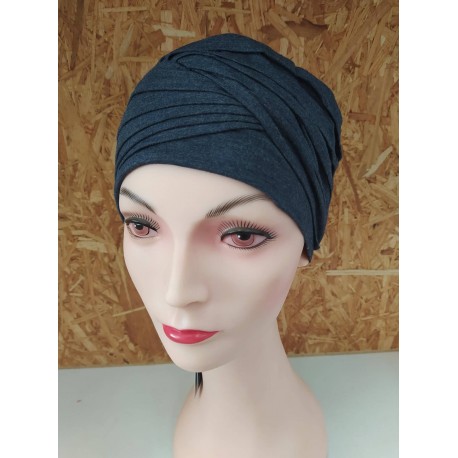 TURBANTE  AZUL JASPEADO 1131-391