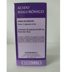 ACIDO HIALURÓNICO - COLAGENO VALEFARMA 60 CAP